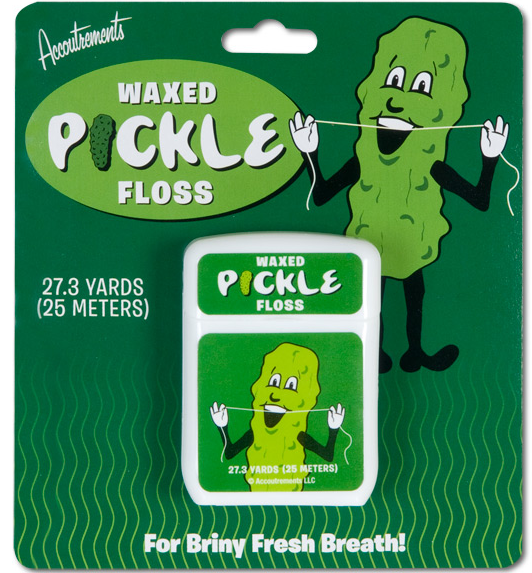 waxed pickle floss