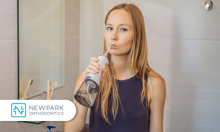 Use a waterpik or another water irrigator to maintain good oral hygiene during your treatment.